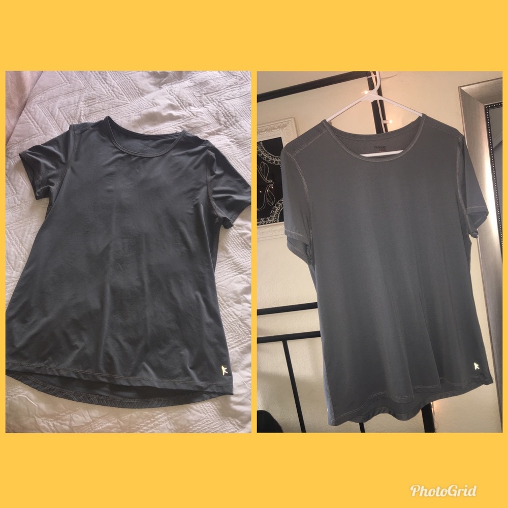 Grey dry fit workout shirt!
